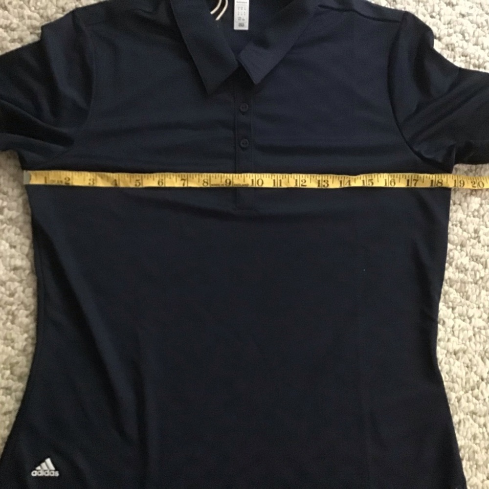 Adidas Performance SS Navy Polo - Picture 4 of 7